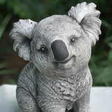 Maxbell Resin Craft Garden Statue Sitting Koala Figurine Sculpture for Outdoor Lawn