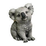 Maxbell Resin Craft Garden Statue Sitting Koala Figurine Sculpture for Outdoor Lawn