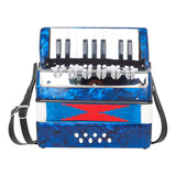 Maxbell Professional 17 Key 8 Bass Piano Accordion Keyboard Instrument Gifts