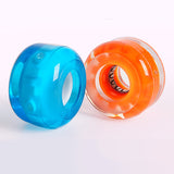 Maxbell 4Pcs LED Light up Glow in the Night Wheels for Skateboard Longboard Orange