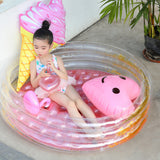 Maxbell Inflatable Kids Swimming Pool Outdoor Garden Summer Water Fun 60x22cm