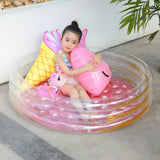 Maxbell Inflatable Kids Swimming Pool Outdoor Garden Summer Water Fun 90x25cm