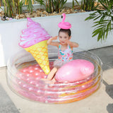 Maxbell Inflatable Kids Swimming Pool Outdoor Garden Summer Water Fun 90x25cm