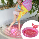 Maxbell Inflatable Kid Swimming Paddling Pool Outdoor Summer Water Fun 90x25cm