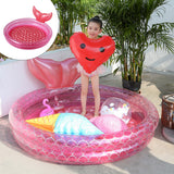 Maxbell Inflatable Kid Swimming Paddling Pool Outdoor Summer Water Fun 90x25cm