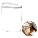 Maxbell Food Storage Container Cereal Dispenser Flip Lid Dry Food Grain Rice 1500ml