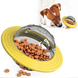 Maxbell Dog Shaking Food Leakage Slow Dispenser Feeder Toy Food Container Yellow