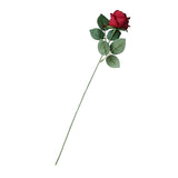 Maxbell Elegant Artificial Flowers Rosaceae Rose Bouquet Decoration Bright Red