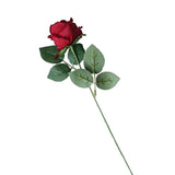 Maxbell Elegant Artificial Flowers Rosaceae Rose Bouquet Decoration Bright Red