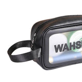 Maxbell Waterproof Travel Bag Transparent Makeup Toiletry Clear Wash Pouch Black S