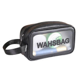 Maxbell Waterproof Travel Bag Transparent Makeup Toiletry Clear Wash Pouch Black S