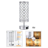 Maxbell Modern Crystal Touch Bedside Table Lamp Lights Room Lighting Decor EU Plug