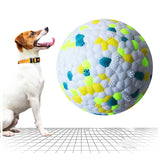 Maxbell Dog Toy Ball Interactive Elastic Chewing Balls Medium Dogs Playing Blue