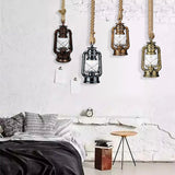 Maxbell Kerosene Pendant Ceiling Light E27 Kitchen Hanging Lamp Indoor Study Bronze