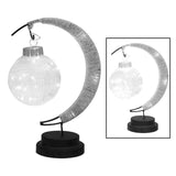 Maxbell Moon Table Lamp for Kid Night Light Home Bedroom Nursery Ornament Warm White