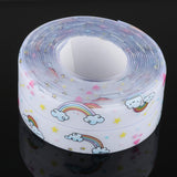 Maxbell Sink Waterproof Tape Wall Anti-mold Bathroom Sticker Self-adhesive Rainbow