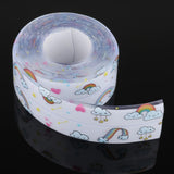 Maxbell Sink Waterproof Tape Wall Anti-mold Bathroom Sticker Self-adhesive Rainbow