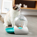 Maxbell Automatic Pets Water Dispenser Cat Feeding Bowl Feeder Blue