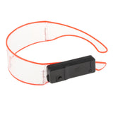 LED Visor Glasses Cyberpunk Cybergoth Goggles Cosplay Party Eyewear Red