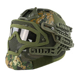 Maxbell Tactical Airsoft Paintball Protect Combat FAST Helmet Green