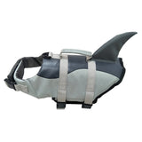 Maxbell Adjustable Dog Life Jacket Swimming Safety Vest Swimsuit +Handle Silver_M