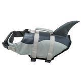 Maxbell Adjustable Dog Life Jacket Swimming Safety Vest Swimsuit +Handle Silver_M