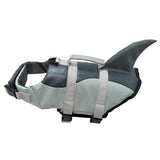 Maxbell Adjustable Dog Life Jacket Swimming Safety Vest Swimsuit +Handle Silver_M