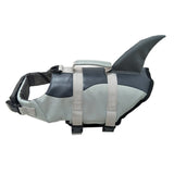 Maxbell Adjustable Dog Life Jacket Swimming Safety Vest Swimsuit +Handle Silver_M