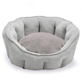 Maxbell Pet Dog Cat Calming Bed Warm Soft Plush Cozy Comfortable Sleeping Mat Gray