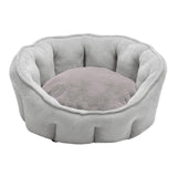 Maxbell Pet Dog Cat Calming Bed Warm Soft Plush Cozy Comfortable Sleeping Mat Gray