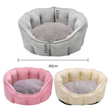 Maxbell Pet Dog Cat Calming Bed Warm Soft Plush Cozy Comfortable Sleeping Mat Pink