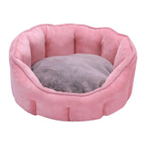 Maxbell Pet Dog Cat Calming Bed Warm Soft Plush Cozy Comfortable Sleeping Mat Pink