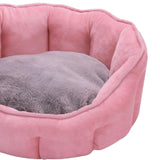 Maxbell Pet Dog Cat Calming Bed Warm Soft Plush Cozy Comfortable Sleeping Mat Pink