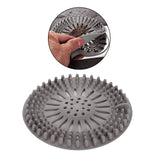 Maxbell Sink Trap Filter Hair Catcher Shower Bath Cover Basin Drain Strainer Grey