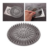 Maxbell Sink Trap Filter Hair Catcher Shower Bath Cover Basin Drain Strainer Grey