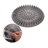 Maxbell Sink Trap Filter Hair Catcher Shower Bath Cover Basin Drain Strainer Grey