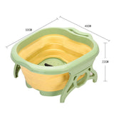 Maxbell Foldable Foot Soaking Tub Bucket Foot Bath Spa Pedicures Yellow