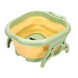 Maxbell Foldable Foot Soaking Tub Bucket Foot Bath Spa Pedicures Yellow