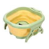 Maxbell Foldable Foot Soaking Tub Bucket Foot Bath Spa Pedicures Yellow