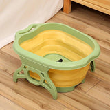 Maxbell Foldable Foot Soaking Tub Bucket Foot Bath Spa Pedicures Yellow