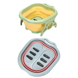 Maxbell Foldable Foot Soaking Tub Bucket Foot Bath Spa Pedicures Yellow