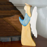 Maxbell Wooden Nativity Set Easter Decorations Wood Cross Resurrection Scene Decor B