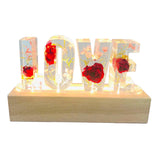 Maxbell Floral USB Power LED Light Rose Dried Dry Flower Love Letter Gift Style 1