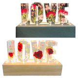 Maxbell Floral USB Power LED Light Rose Dried Dry Flower Love Letter Gift Style 1