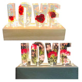 Maxbell Floral USB Power LED Light Rose Dried Dry Flower Love Letter Gift Style 1