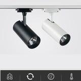 Maxbell Rail Light Head Spotlight for Clothes Shop Store Black_4000K Natural Light