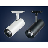 Maxbell Rail Light Head Spotlight for Clothes Shop Store Black_4000K Natural Light