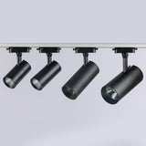 Maxbell Rail Light Head Spotlight for Clothes Shop Store Black_4000K Natural Light