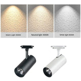 Maxbell Rail Light Head Spotlight for Clothes Shop Store White_3000K Warm Light