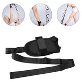 Maxbell Foot Leg Stretcher Plantar Fasciitis Stretching Belt Yoga Strap with Loops